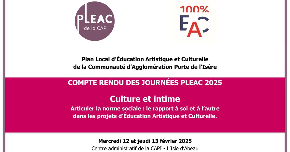Pleac Journée PLEAC de la CAPI