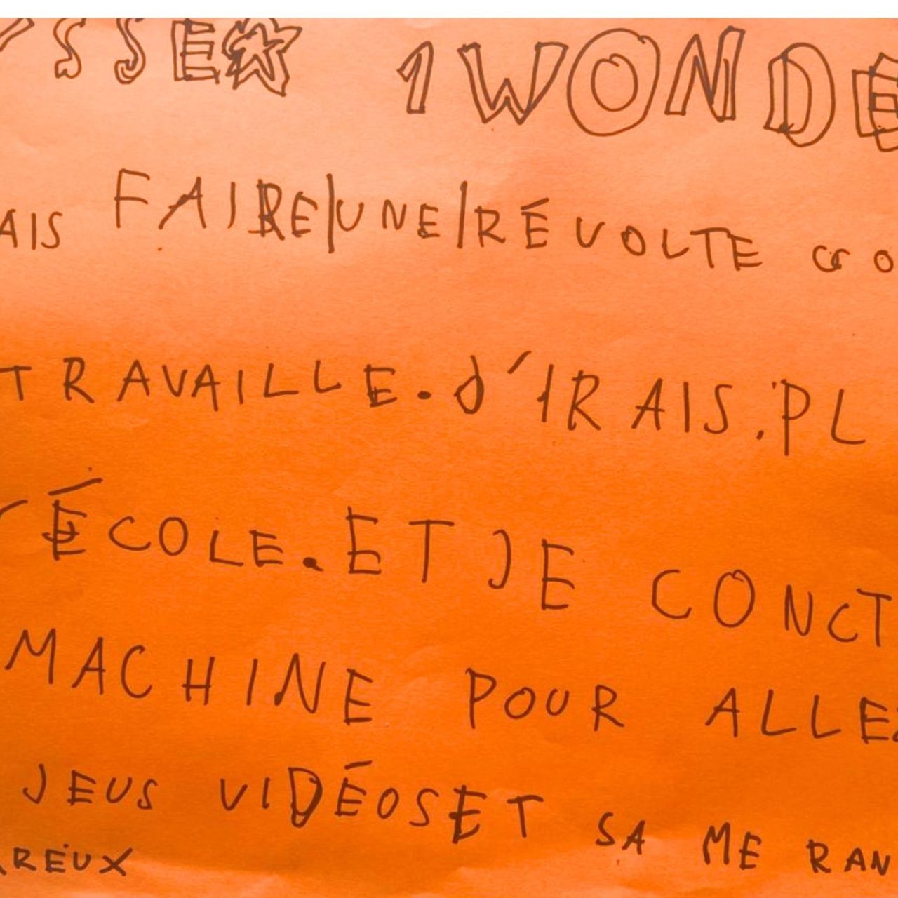 Extraits d'exercice d'écriture - Texte Ulysse