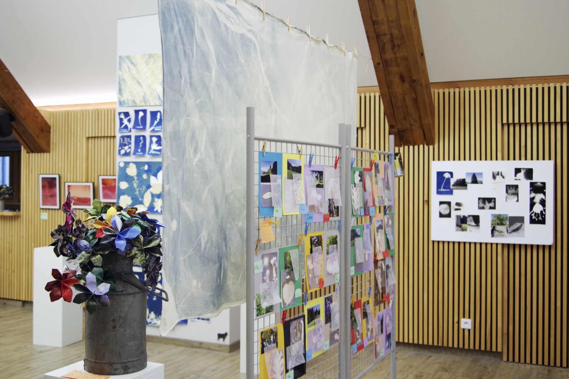 Vue de l'exposition Chroniques d'un territoire sensible